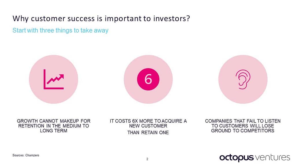 Why customer success is important to investors?