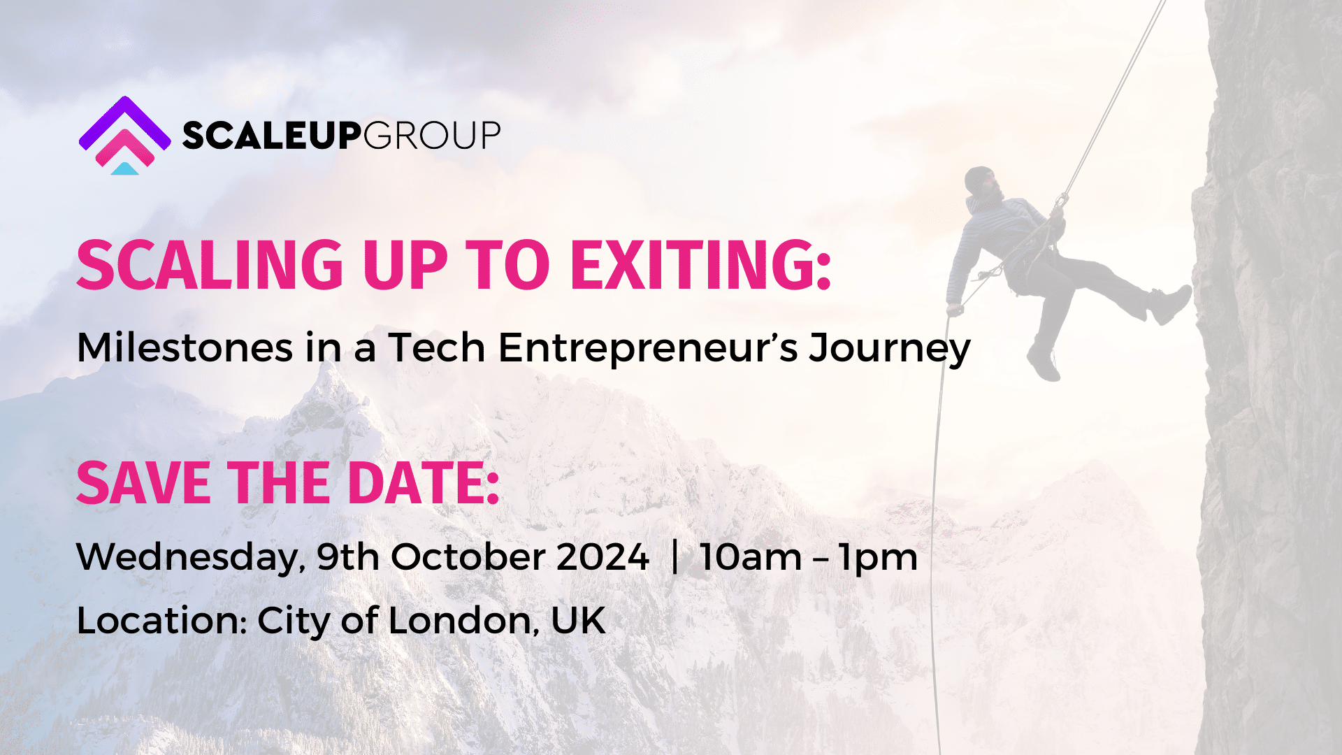 Scaling Up to Exiting_Thumbnail Scaling Up to Exiting: Milestones in a Tech Entrepreneur’s Journey