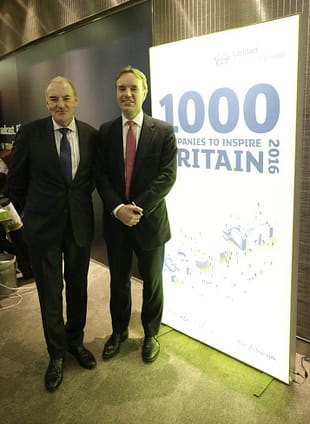 Marcus Stuttard, CEO of AIM, the growth market of the LSE, with John O'Connell